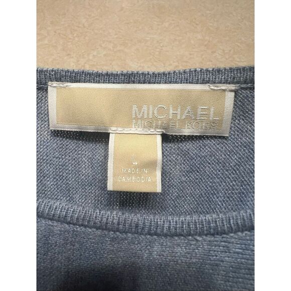 Michael Kors Womans Sweater  Chambray Sz L NWT - Picture 3 of 8